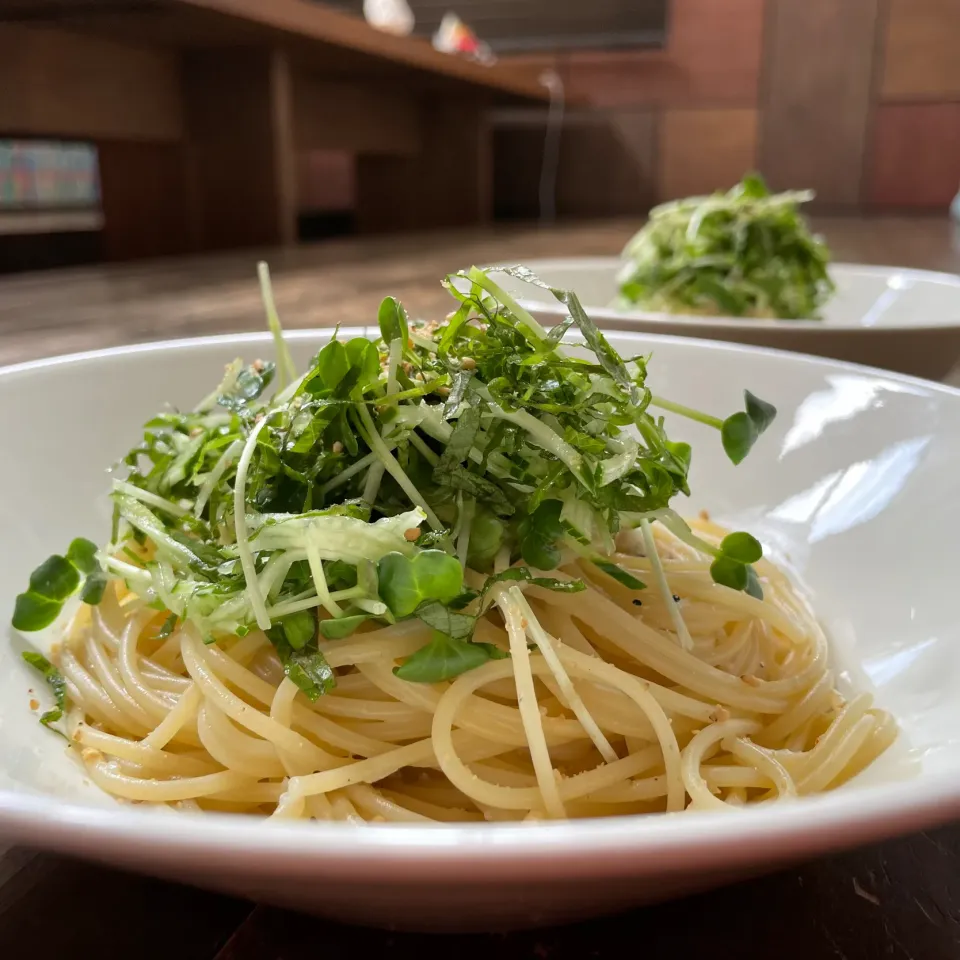 てつやさんの料理 ワサビのパスタ♡|koji toyodaさん