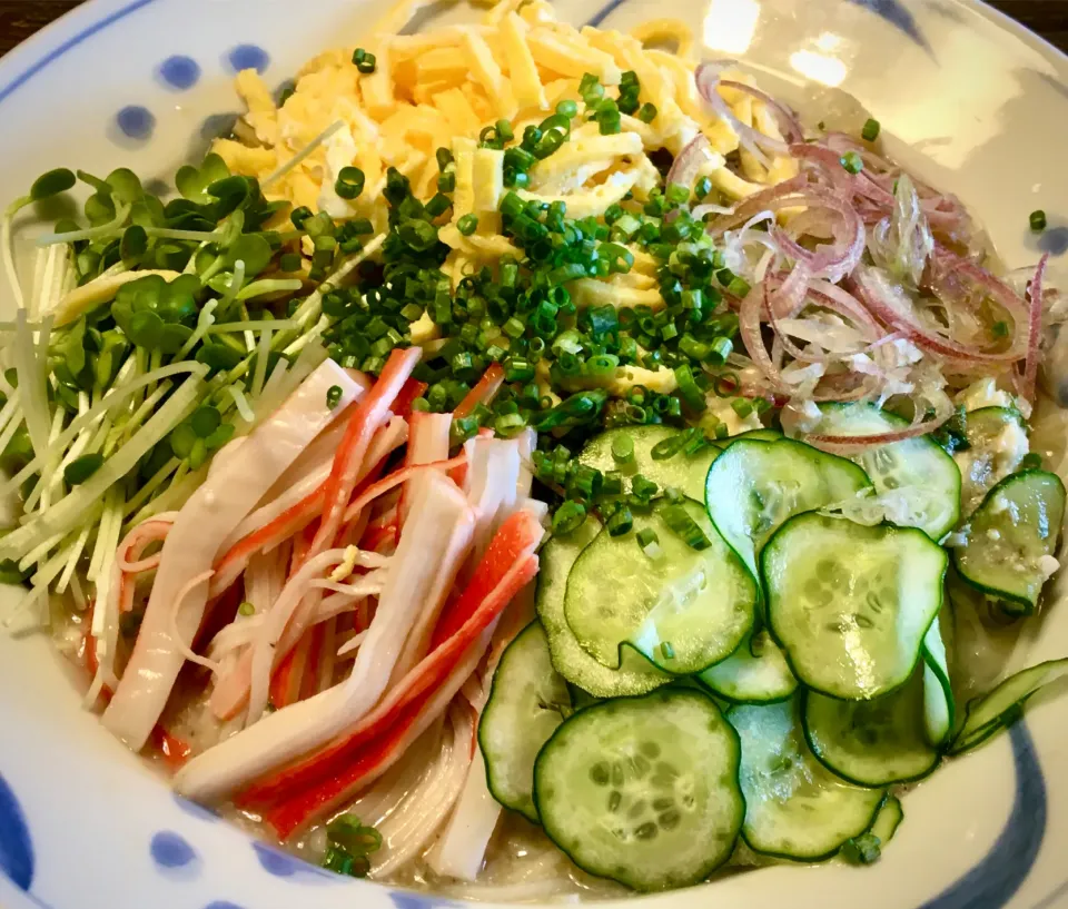 薬味たっぷり冷や汁ぶっかけ素麺|mottoさん