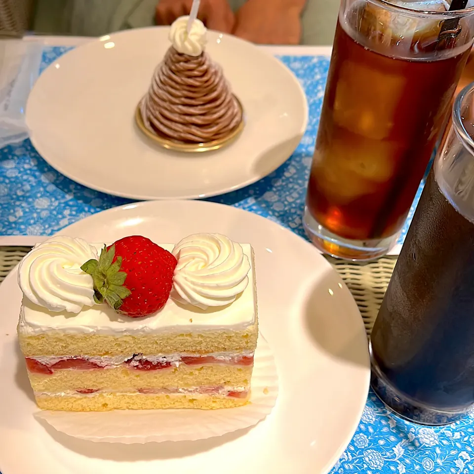 モンブラン　ショートケーキ|すずちゅんさん