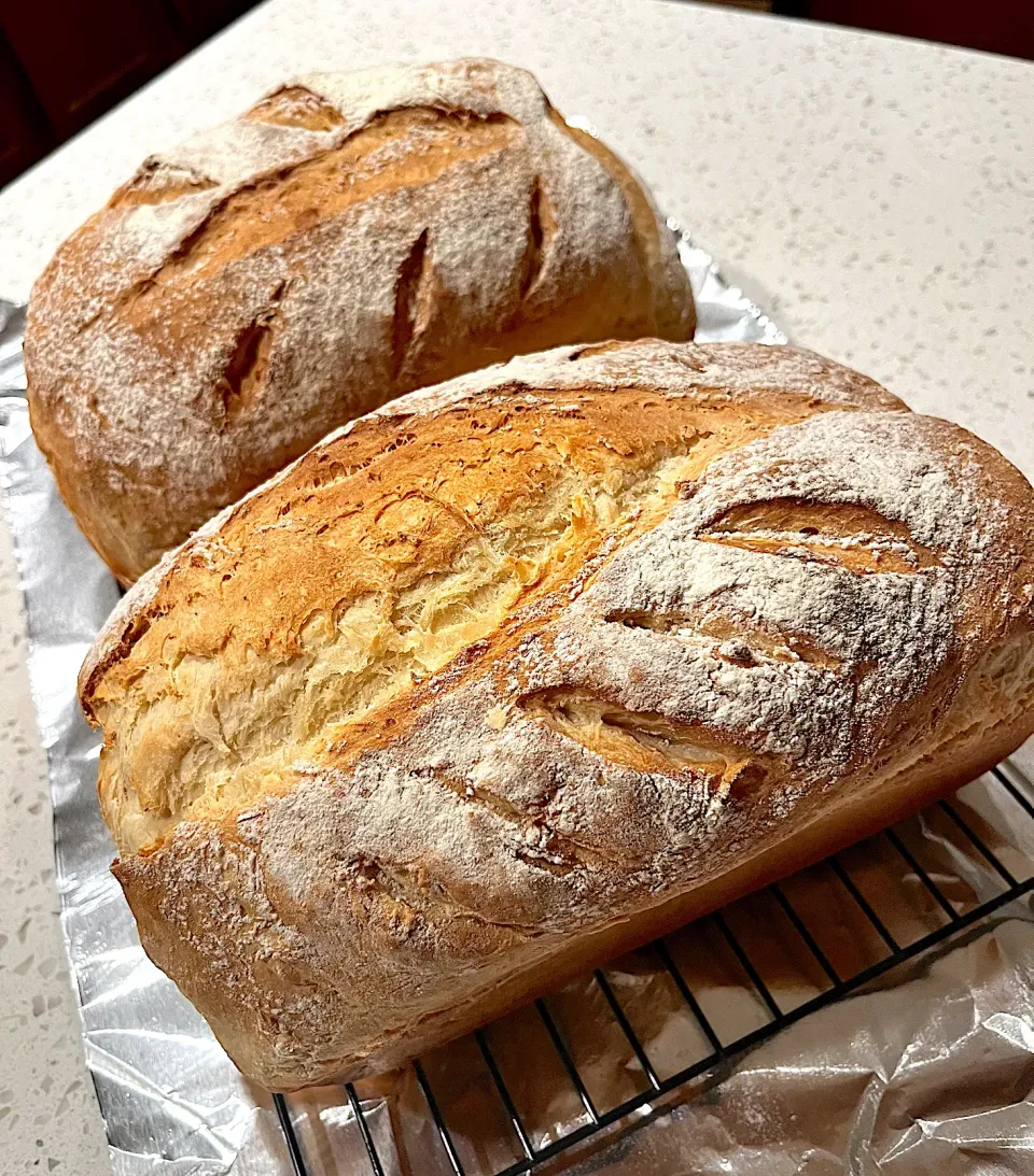 Freshly baked country breads|🌺IAnneさん