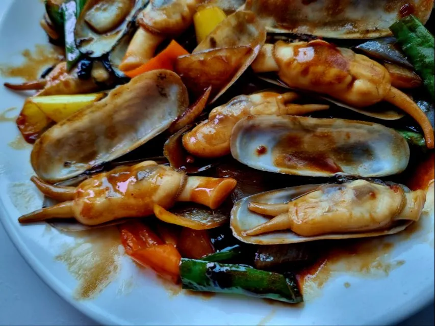 saute razor clams|steven z.y.さん