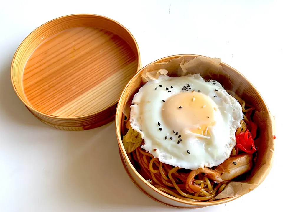 本日のJK弁当　　いか焼きそば弁当|kyoさん