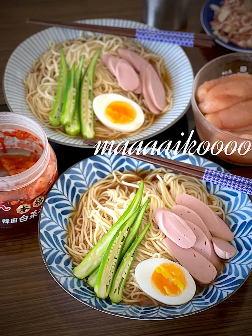 Snapdishの料理写真:棒ラーメンで冷やし中華🤗|マイコさん