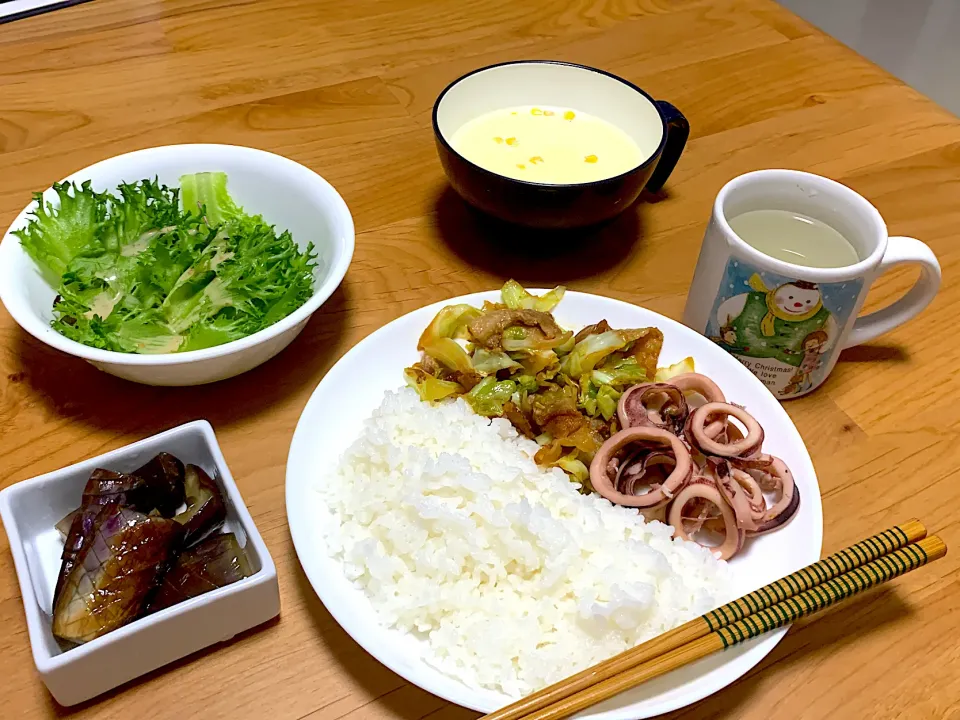 キャベツと豚肉の炒め物|プリンさん