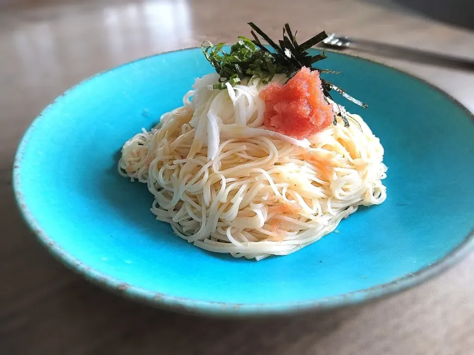 長芋とたらこの和えそうめん|古尾谷りかこさん