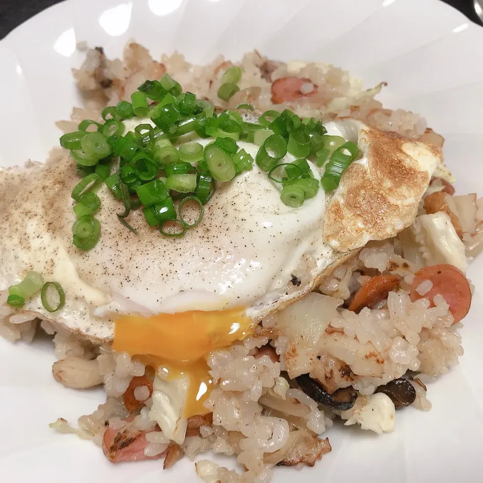 あり合わせ炒飯|まちゃさん