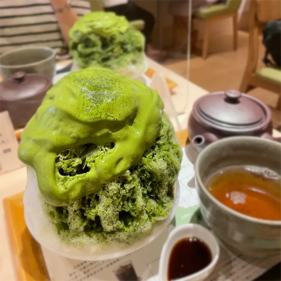 Snapdishの料理写真:抹茶のかき氷|ななみんさん