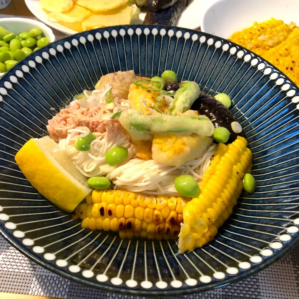 これうまつゆでいただく我が家の夏素麺|さらっと🍀さん