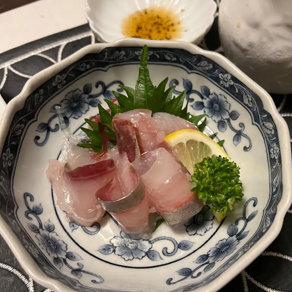 Snapdishの料理写真:シマアジの寒こうじ和え|Yuko.fさん