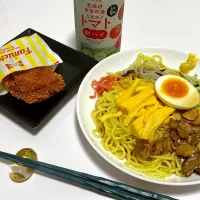 遅まきながら、冷やし中華始めました🍜