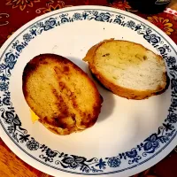 Snapdishの料理写真:Grilled cheese French bread|Kelly Ann Phamさん