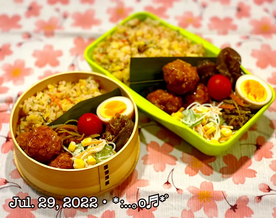 Snapdishの料理写真:2022/07/29お弁当〜♡|いく❤️さん