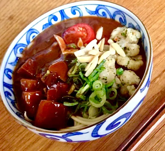 極太の半田そうめんde夏カレー・・|ばくあんしゃさん