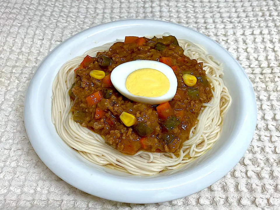 キーマカレーそうめん|marichさん