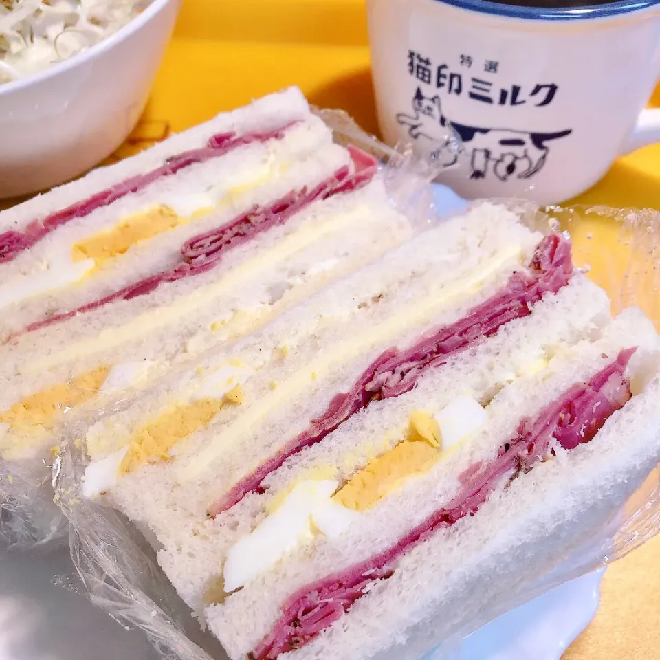今朝はサンドイッチ🥪☕️|海斗さん