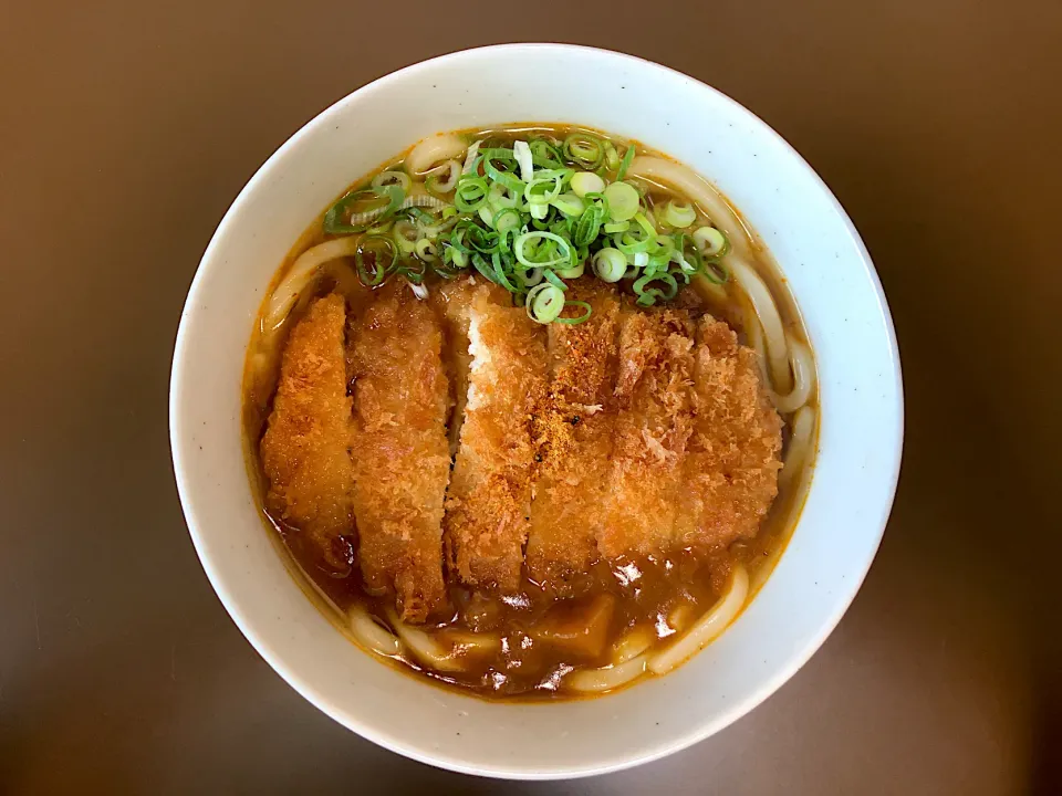 自家製 カツカレーうどん|ばーさんさん