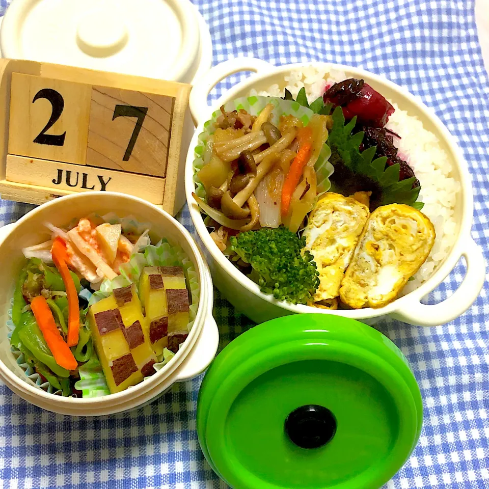 Snapdishの料理写真:先日の旦那弁当🍱|ぷーはるひゅうさん