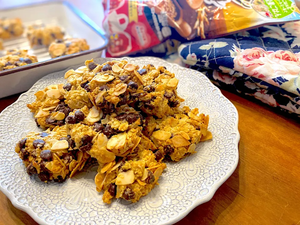 ザクザク☆オートミールクッキー🍪|まめすけ。さん