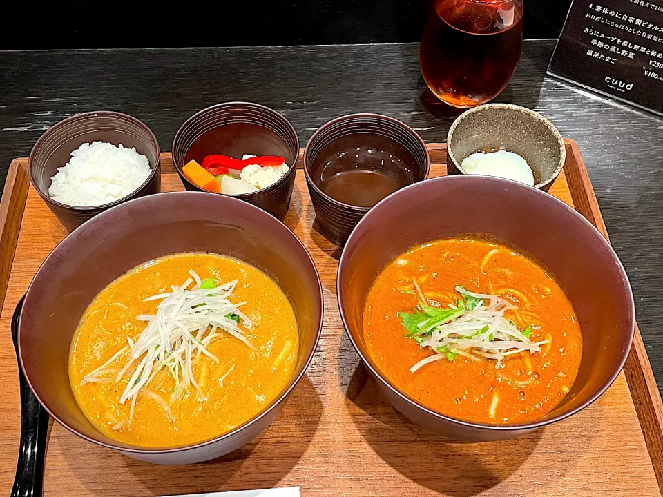 ハーフ＆ハーフ(カレーうどん＆トマトカレーうどん)★Cuud 羽田空港|leimomiさん