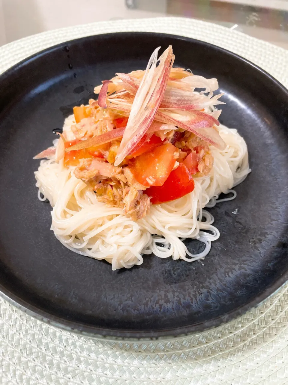 Snapdishの料理写真:そうめんのカッペリーニ風🍅|ぴっとさん