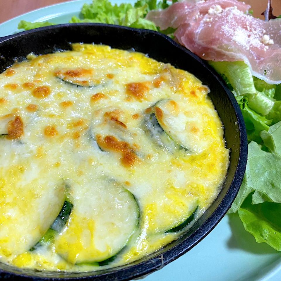 ズッキーニのグラタン