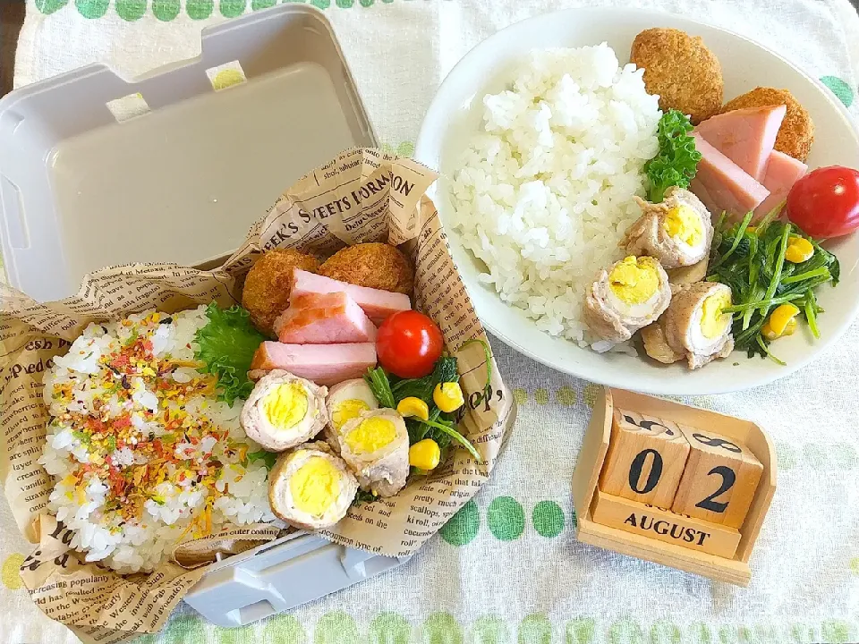 🍱今日の息子達のお弁当&置き弁|tomoさん