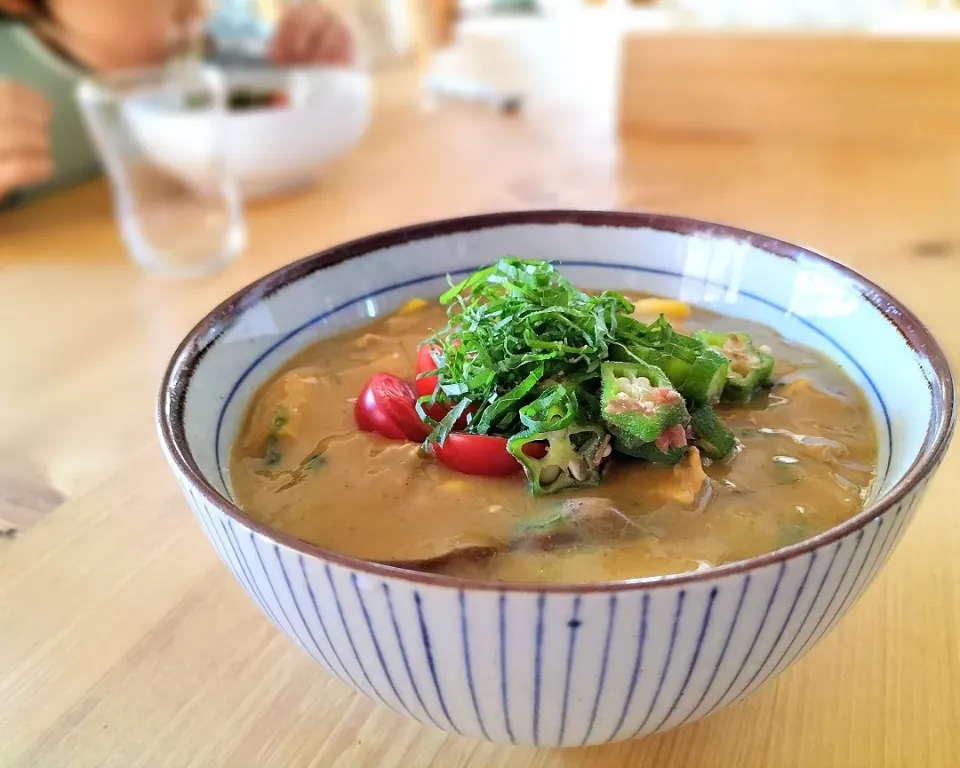 Snapdishの料理写真:冷やしカレーうどん|Yuriさん