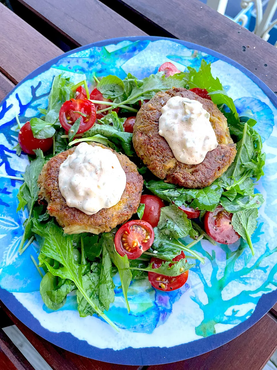 Crab Cakes with Cajun Remoulade|Chris Shannonさん