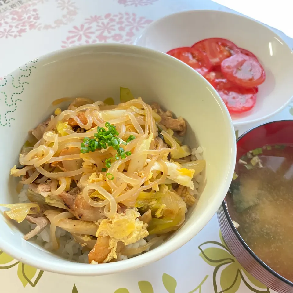 しらたきとちくわ入り他人丼|まみっこさん