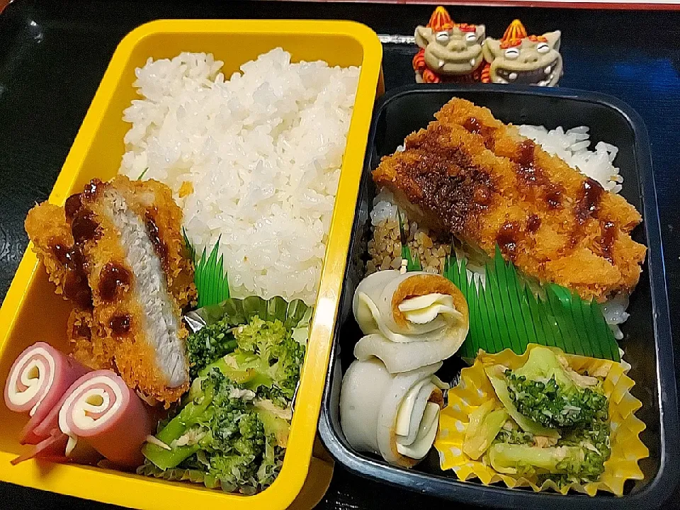 夫弁当、娘弁当|みどりさん