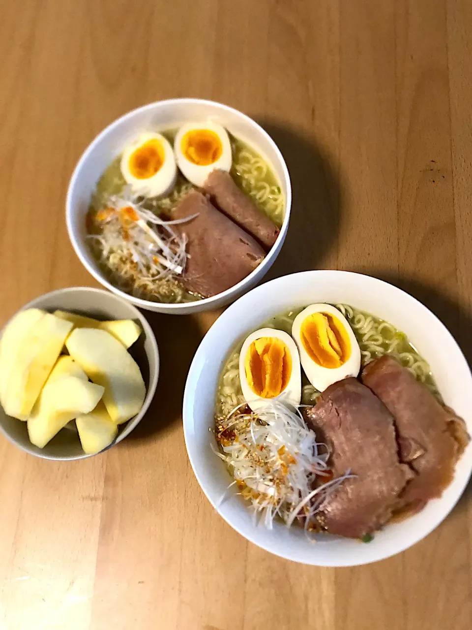 サッポロ一番塩ラーメン　りんご|そのみさん