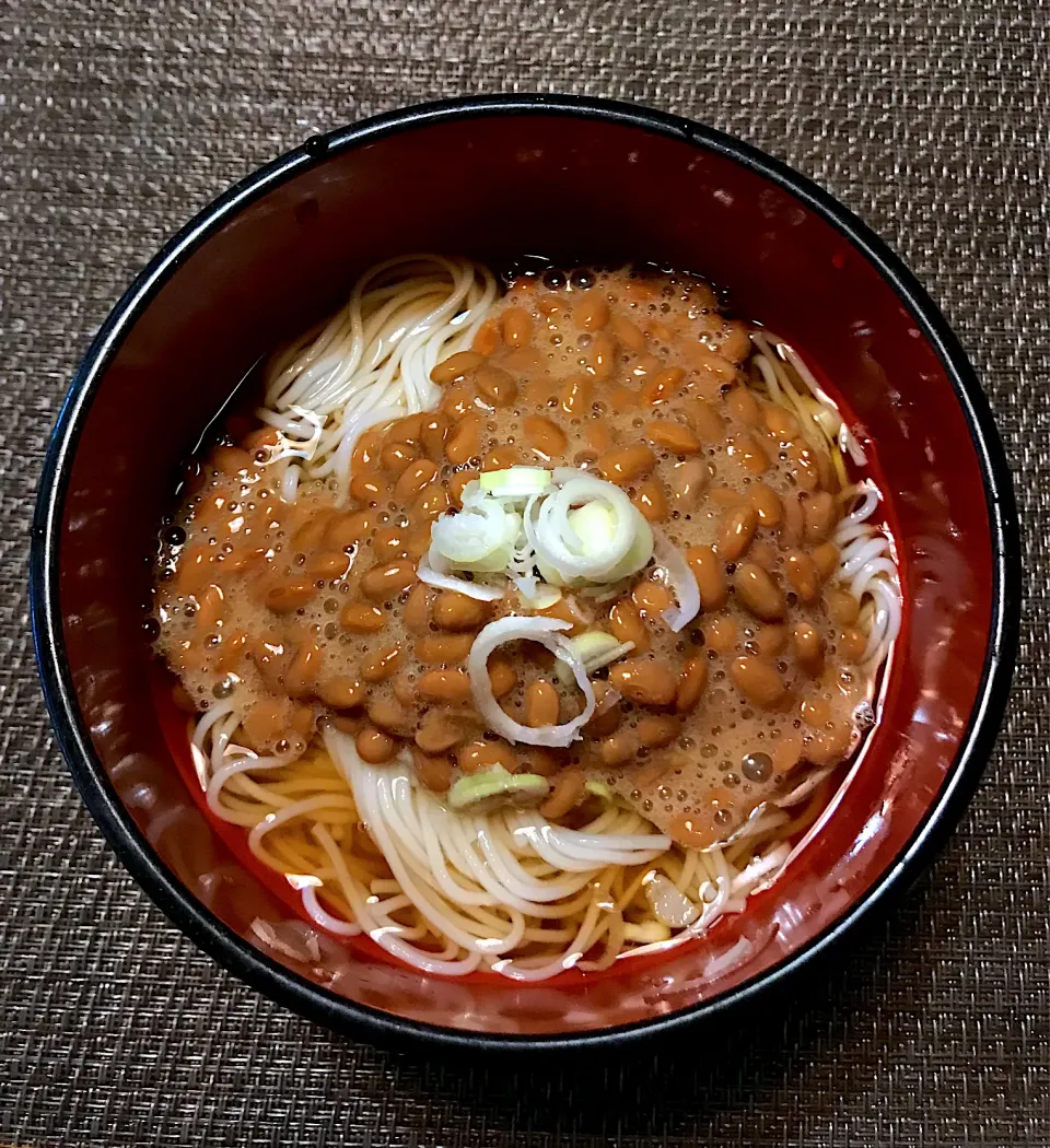 納豆素麺|シャミさん