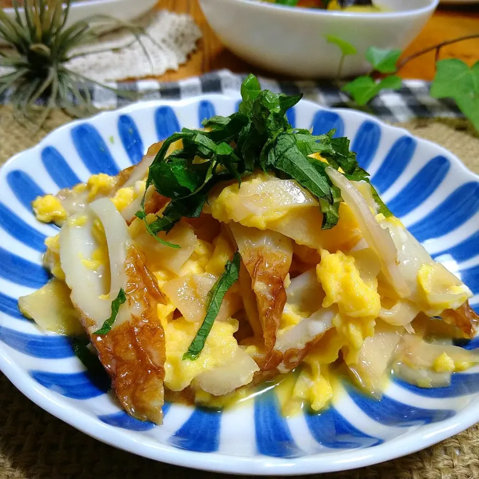 おかちさんの料理 ちくわと卵のガリ和え🍀*゜|とまと🍅さん