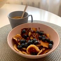 Mini Pancake Cereal Breakfast
