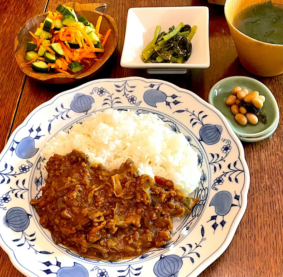 晩ごはん♯カレー|小松菜さん