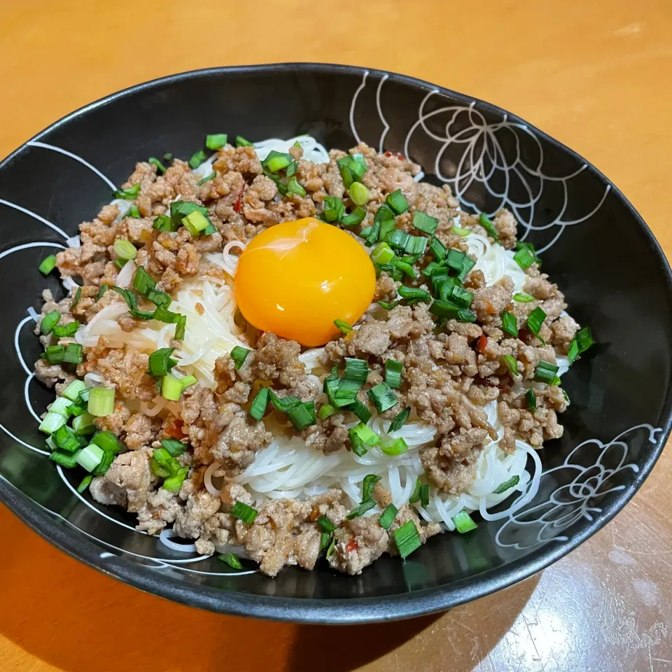 台湾まぜそば風そうめん|いじゅさん