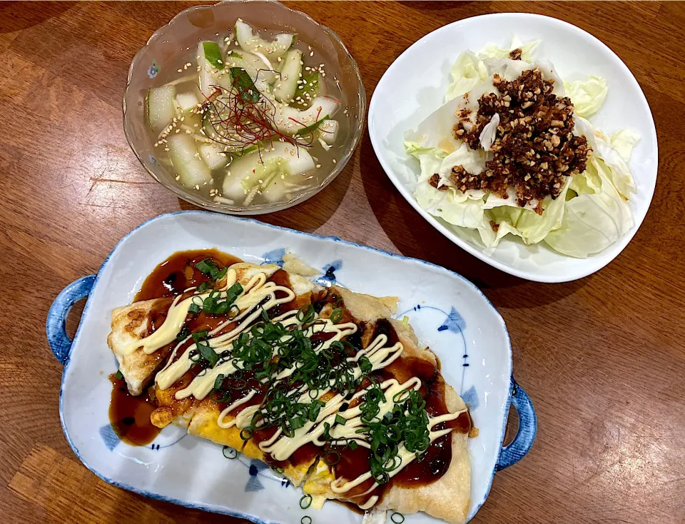 今夜はキャベツ消費 晩ご飯|sakuramochiさん