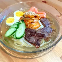 Snapdishの料理写真:韓国冷麺|みなみさん