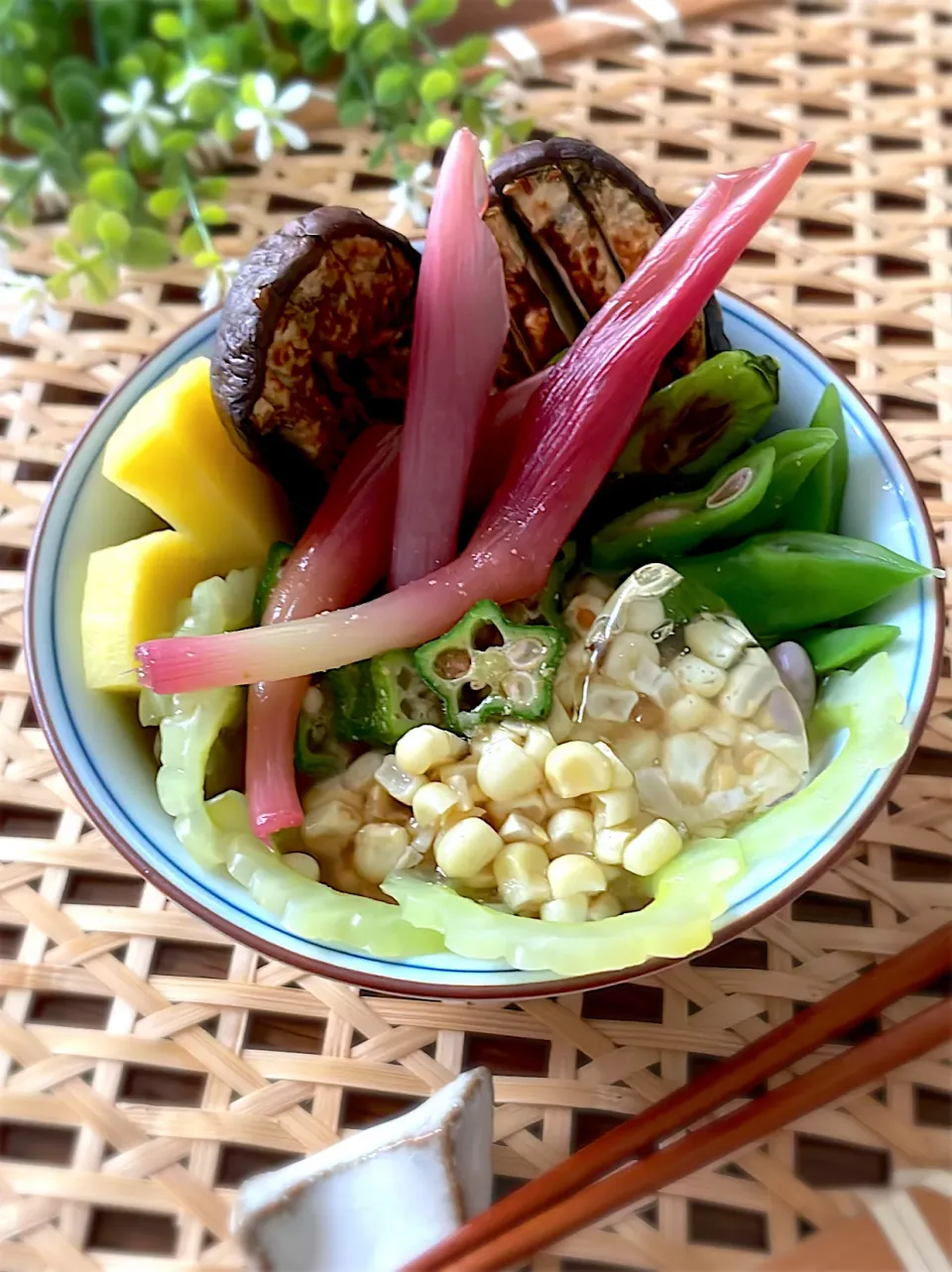 冷んやり夏野菜の食べる味噌汁|ゆみさん