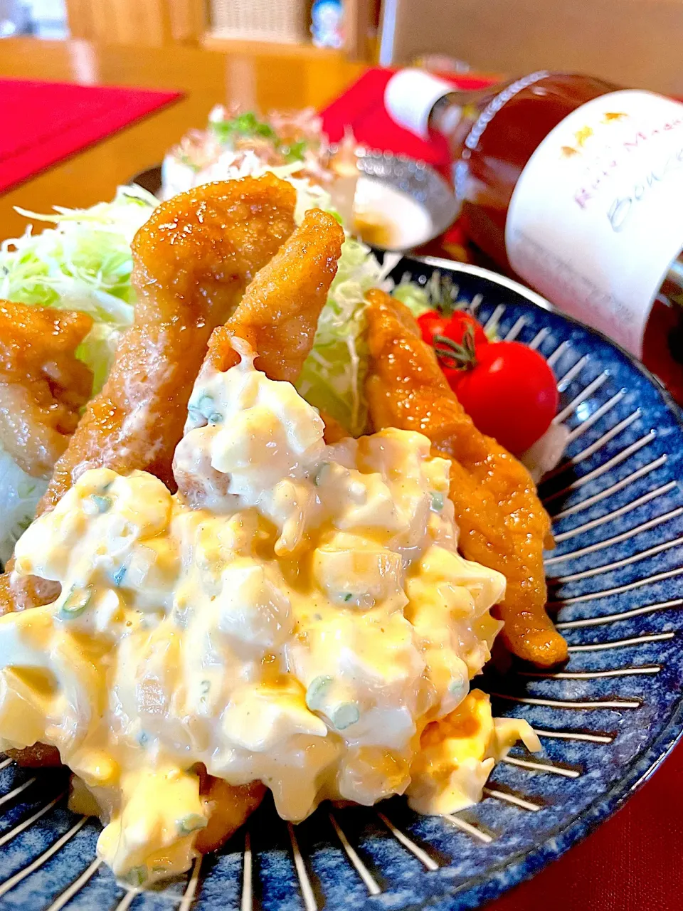 fumfumさんの料理 鶏ささみでチキン南蛮😊|おかちさん