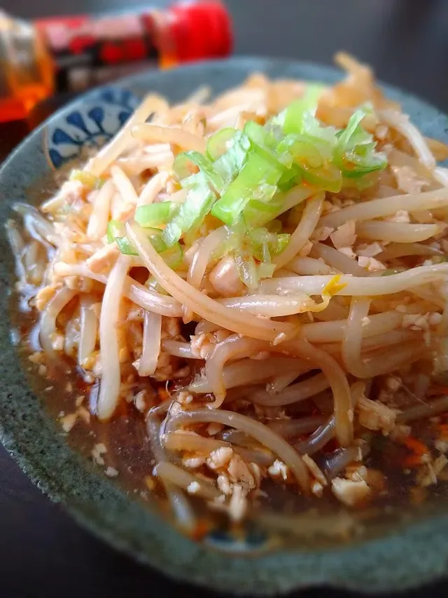 Snapdishの料理・レシピ写真:からあげビールさんの料理 【節約100円レシピ】ご飯にかけたい！もやしとひき肉のとろみあん｜家計の味方！もやしで満足料理特集！