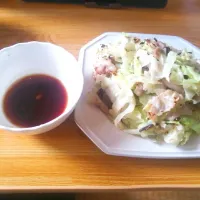 Snapdishの料理写真:8/5 昼　キャベツ焼き|Mr. secretさん