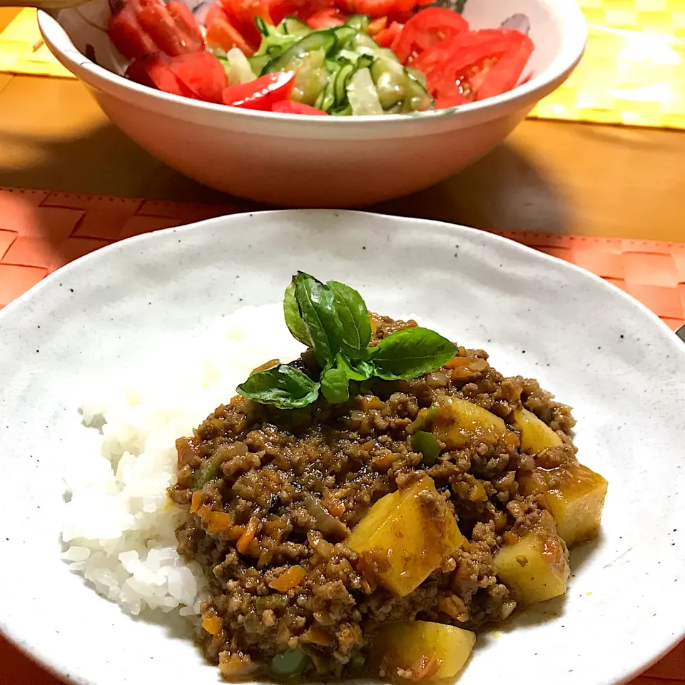 麹甘酒でキーマカレー|ゼニコさん