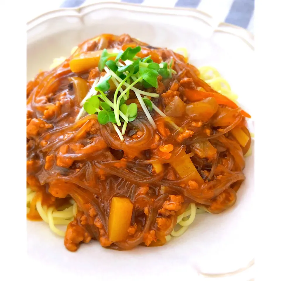 ☆春雨カレー焼きそば☆|しづか御膳さん