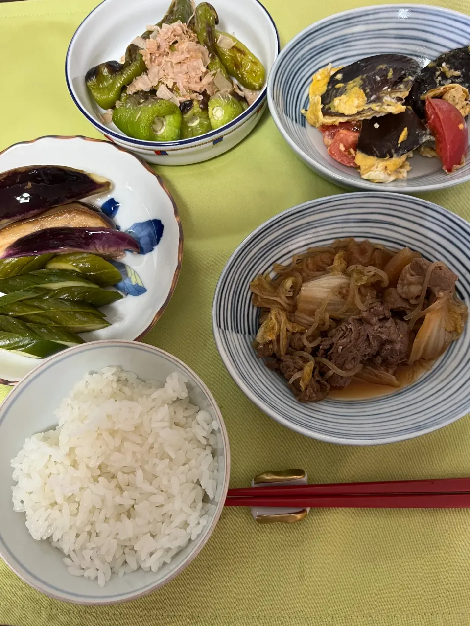 今日は、食べてノーンビリしてから水泳に行きます🏊‍♀️夏はお漬物が美味しい❣️そしてメッチャ見事なキクラゲ✨✨|tamemitiさん