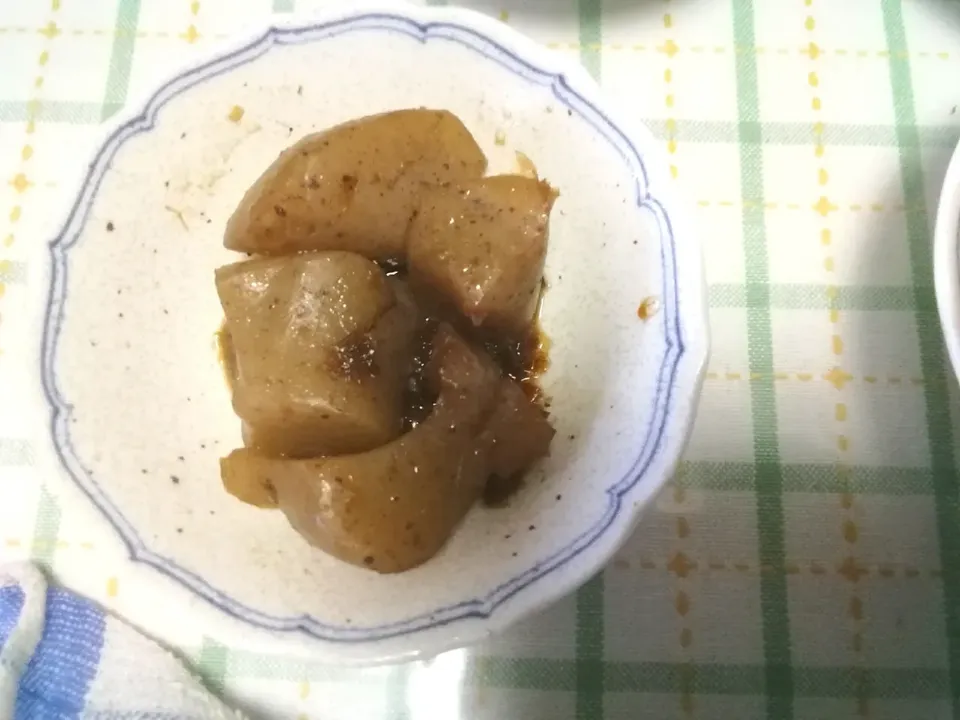 こんにゃくの甘辛煮|のばーきさん