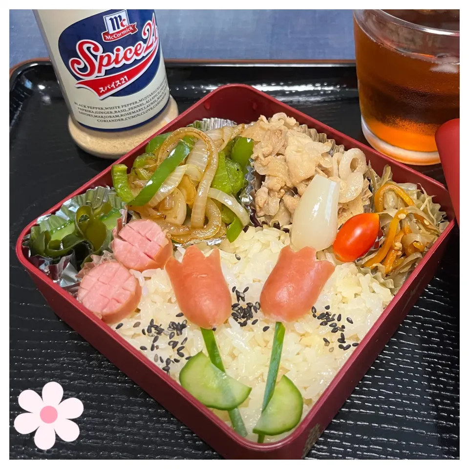 Snapdishの料理写真:ワールド調味料でお弁当|いのっちさん