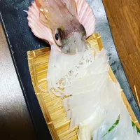 Snapdishの料理写真:イカの活き造り❤️最高すぎる❤️|みーみさん