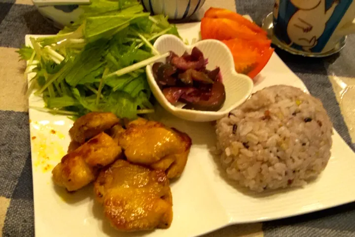 '22．8/6
今夜はバターカレーチキン😋|たえさん