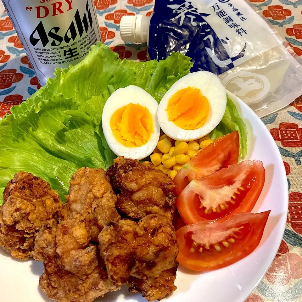 Snapdishの料理写真:寒こうじで唐揚げ！|Emiさん